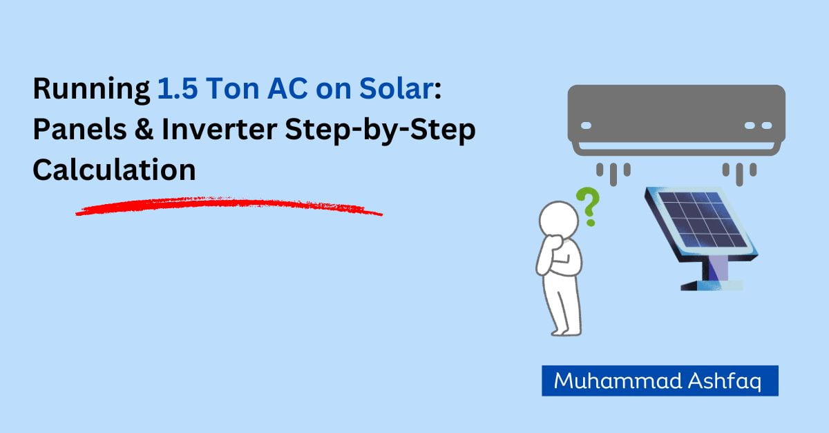 1.5 ton ac on solar