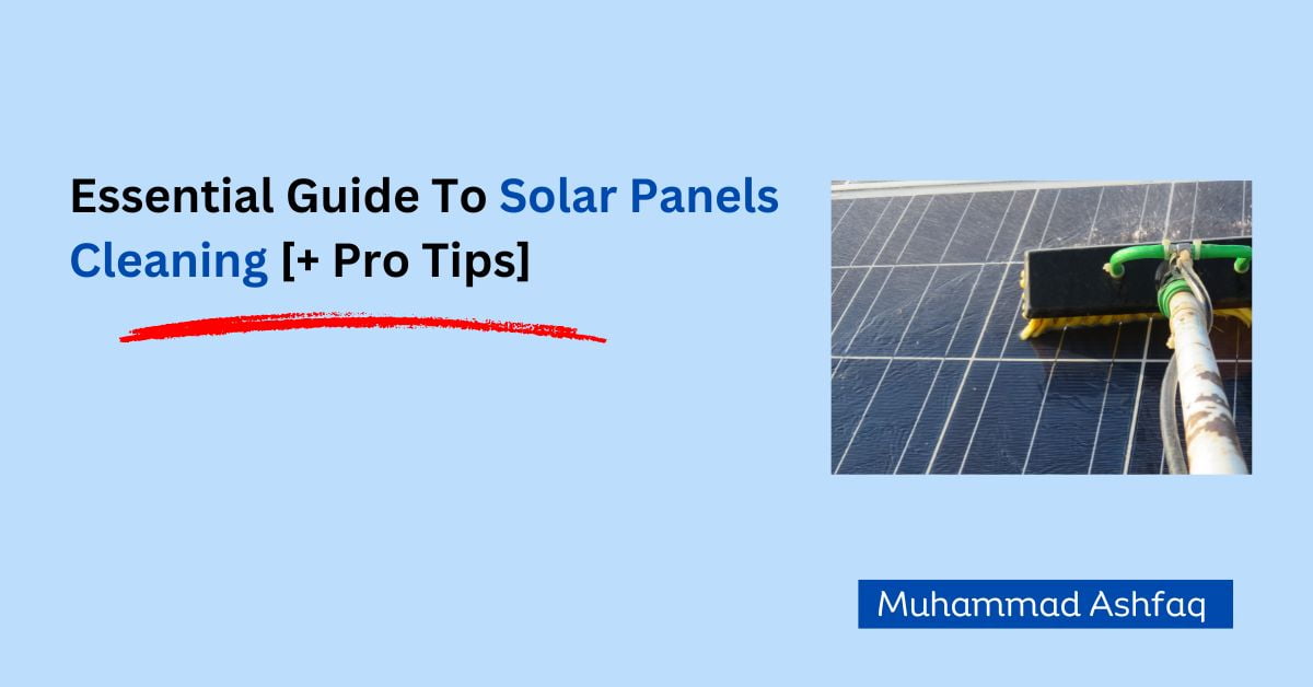 solar panels cleaning brush guide