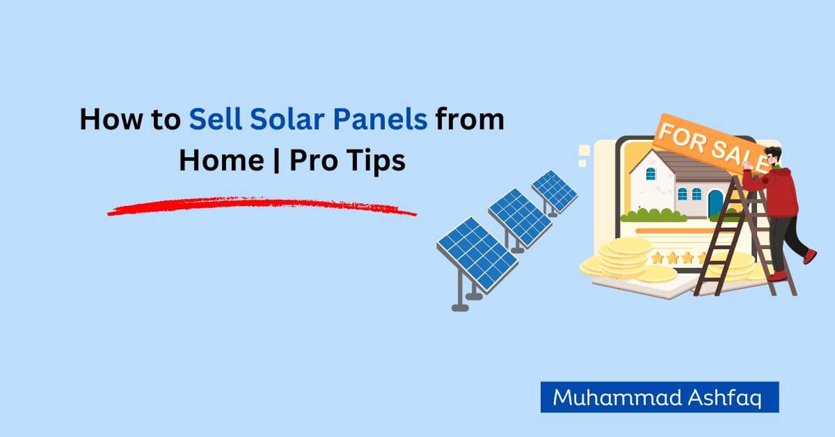 Sell Solar Panels from Home