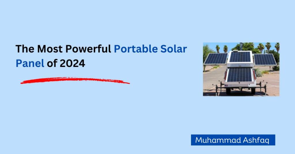 portable solar panel guide