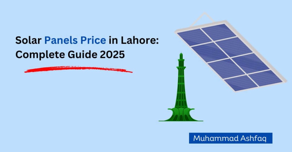 Solar panel prices in Lahore