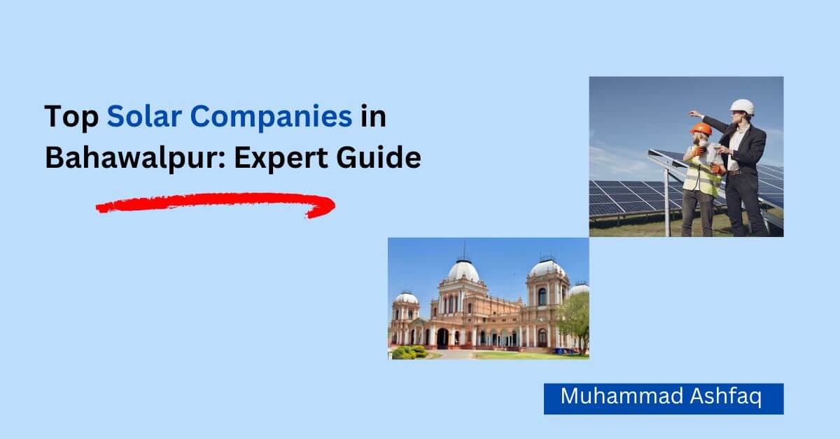 list of solar companies in bahawalpur